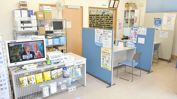 わかば薬局韮塚店の受付/カウンター
