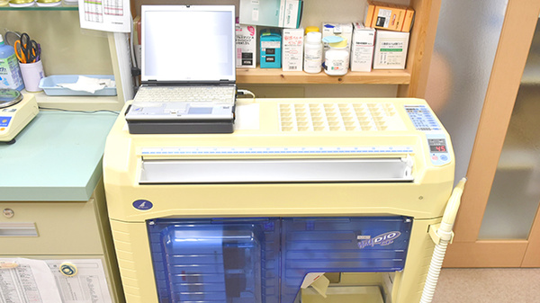 わかば薬局韮塚店の調剤器具