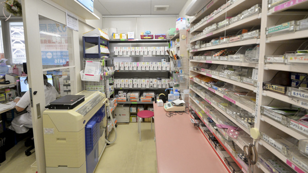 順化堂薬局の調剤室
