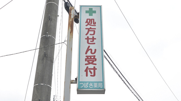 つばさ薬局の看板