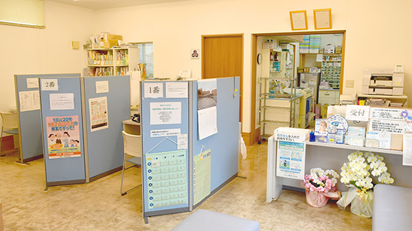 わかば薬局大原店の受付/カウンター