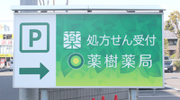 薬樹薬局　草加の看板
