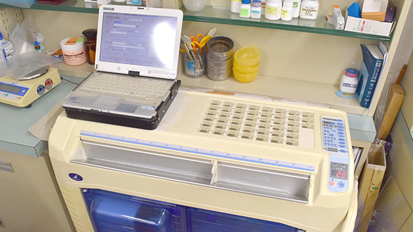 ハート薬局八潮店の調剤器具