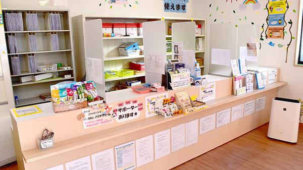 稲垣薬局　もろハピネス館前店の受付/カウンター