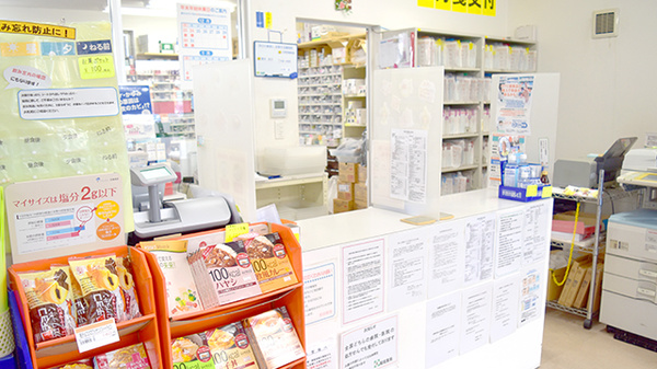 稲垣薬局　熊谷店の受付/カウンター