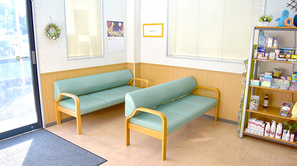 ミドリ薬局の待合スペース