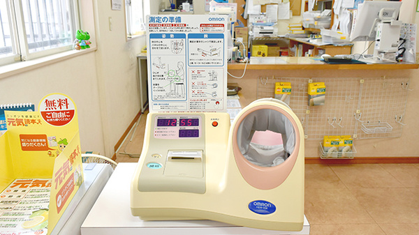 あすなろ薬局東台店の血圧計