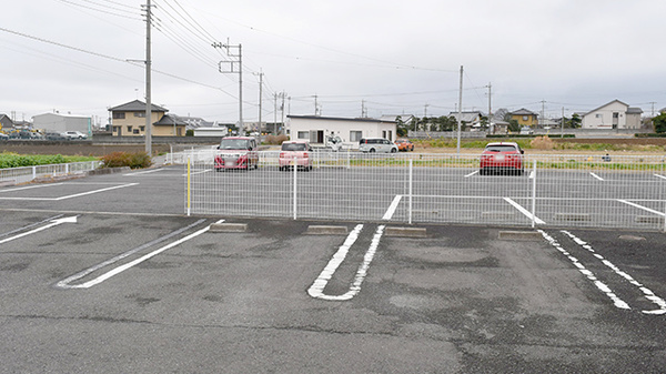 げんき童薬局の駐車場