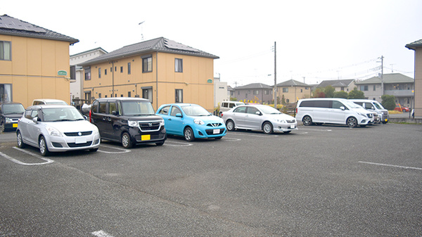 たけかわ薬局の駐車場