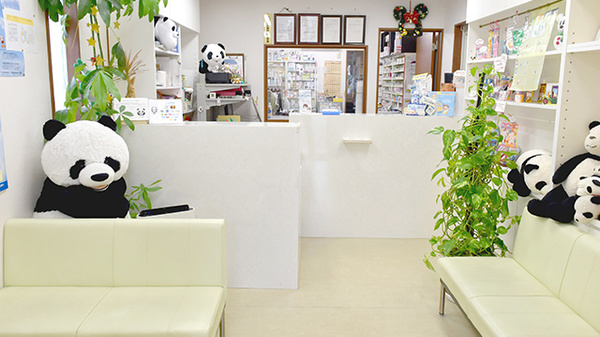 ぱんだ薬局の受付/カウンター