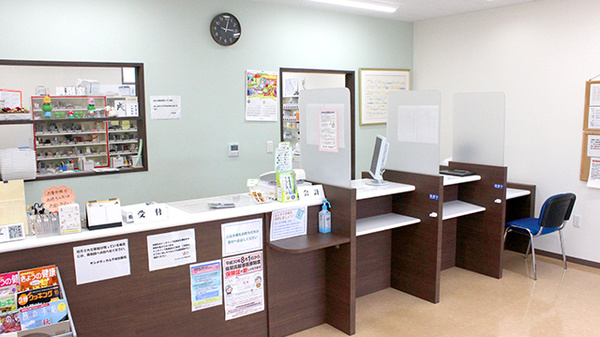 サンメディカル千城台薬局の受付/カウンター