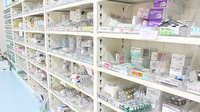 ひまわり薬局　登戸店の薬棚