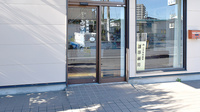 みずほ薬局大網店の入口
