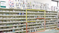 ヤマグチ薬局　柏高田店の薬棚