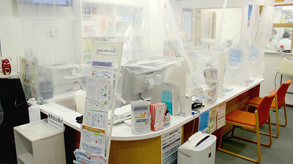 まこ薬局新松戸店の受付/カウンター