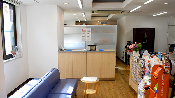 あやめ薬局北小金店の受付/カウンター