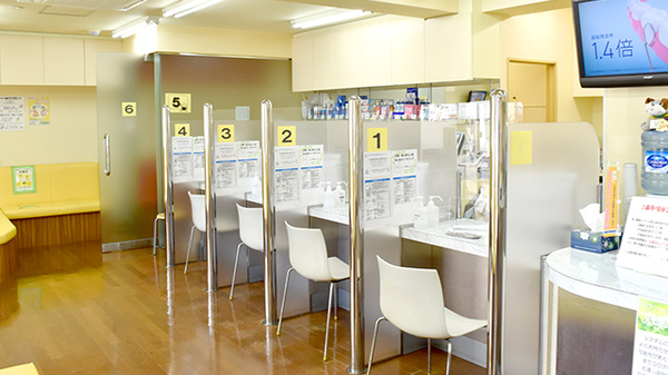 薬樹薬局 妙典の受付/カウンター