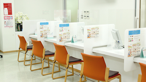 まこ薬局行徳店の受付/カウンター