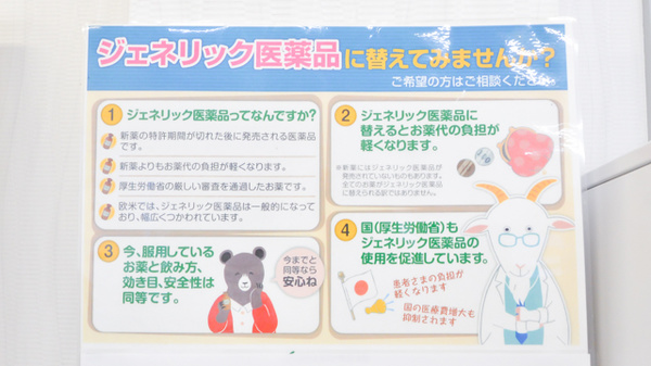 あやめ薬局江原台店のジェネリック対応