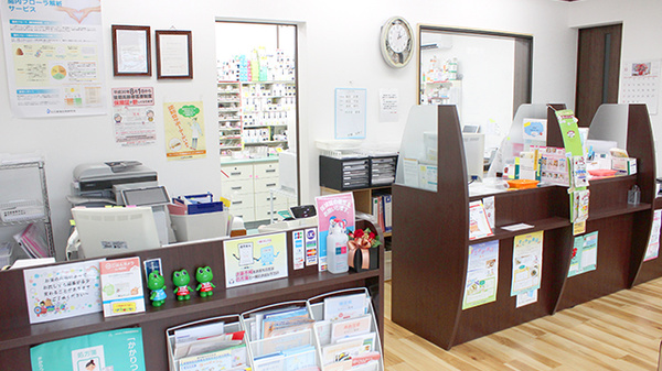 アップル薬局　大網店の受付/カウンター