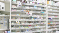 たけのこ薬局目白店の薬棚