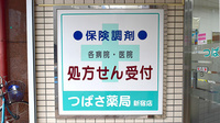 つばさ薬局　新宿店の看板