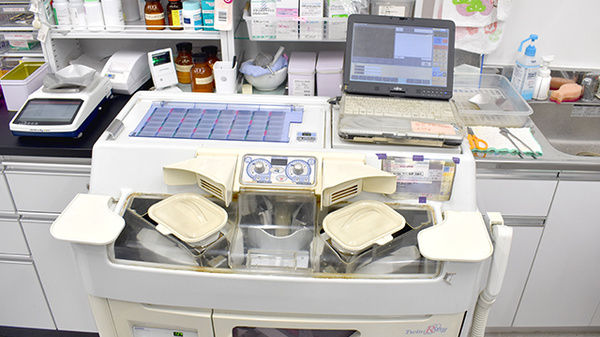 ひので薬局大井店の調剤器具