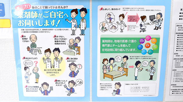 いずみ薬局中野店の在宅対応