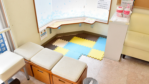 ひぐらし調剤薬局のキッズ用設備