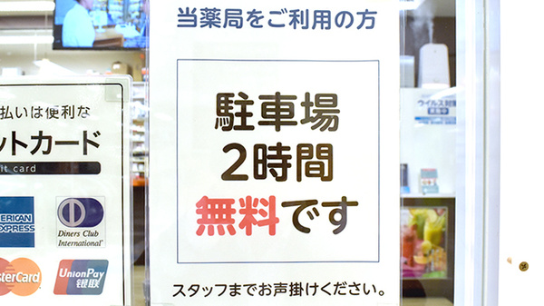 薬局日本メディカル 亀有店の駐車場案内