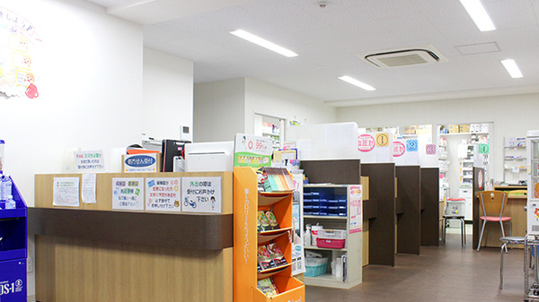 アップル薬局　まつしま店の受付/カウンター