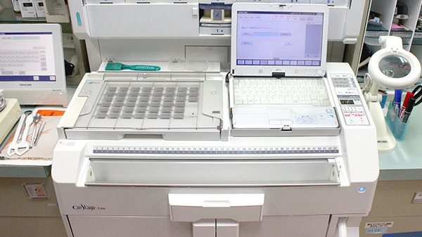 ひまわり薬局下柚木店の調剤器具