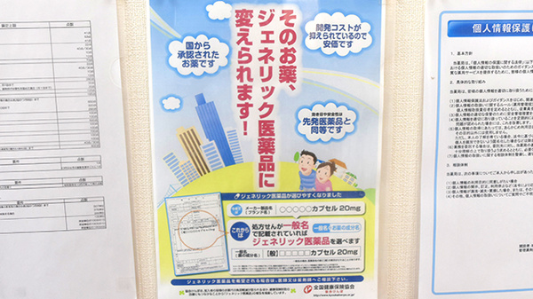 ヤマグチ薬局　府中店のジェネリック対応