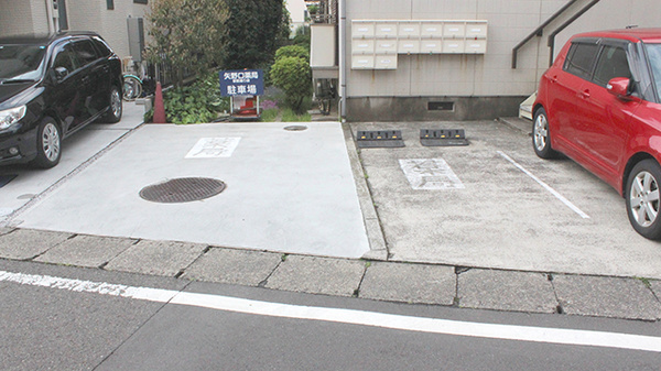 矢野口薬局駅前通り店の駐車場