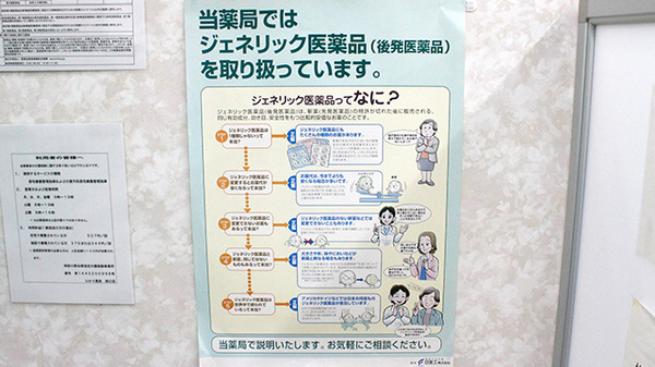 ひかり薬局西口店のジェネリック対応