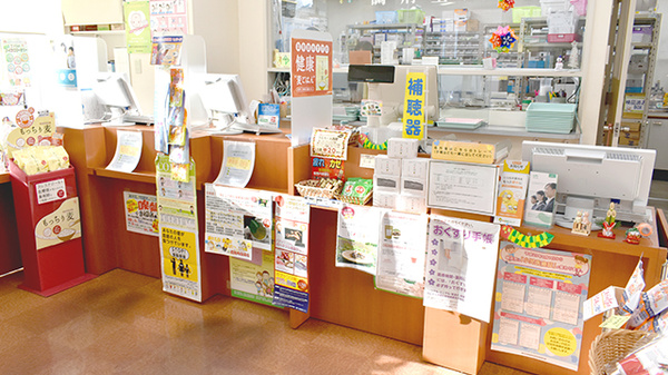 しんまち薬局の受付/カウンター