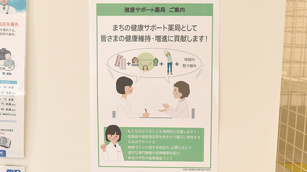 薬樹薬局　いせざき町の相談対応