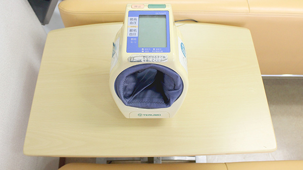 ひだまり薬局の血圧計