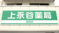 上永谷薬局富岡店の看板
