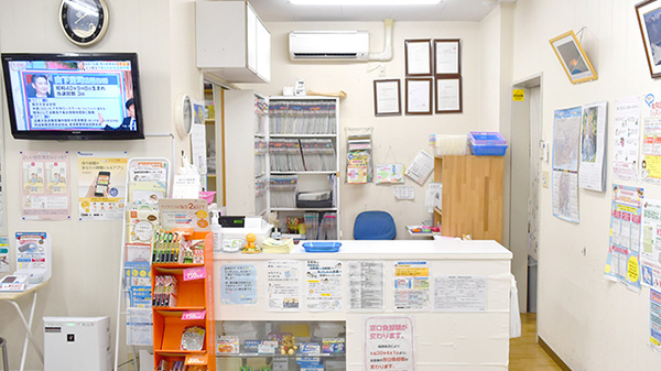 なぎさ薬局の受付/カウンター