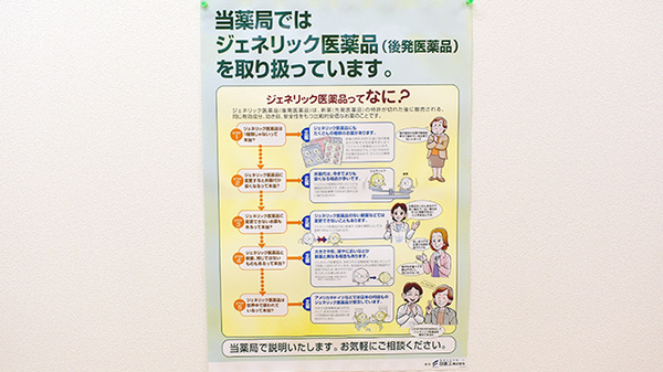 スリーアイ薬局　井田店のジェネリック対応