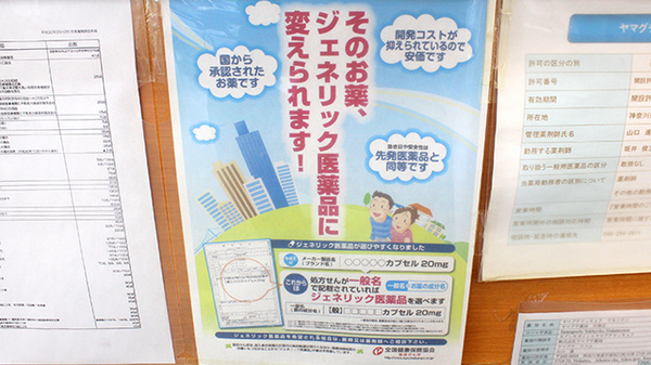 ヤマグチ薬局　中津店のジェネリック対応
