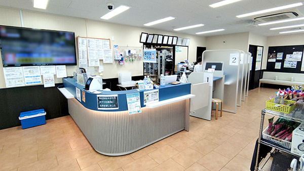 あすぴお薬局　横須賀中央店の受付/カウンター