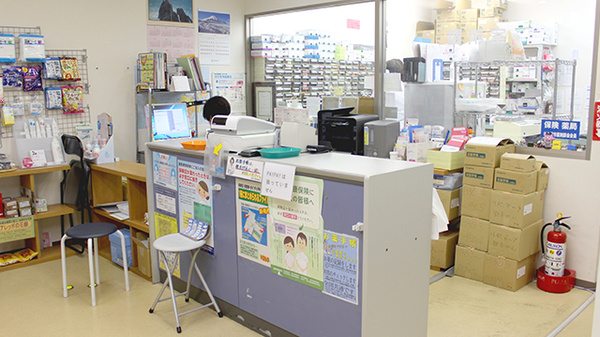 シーエス薬局の受付/カウンター