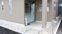 株式会社アサヒファーマシー　室田薬局の入口