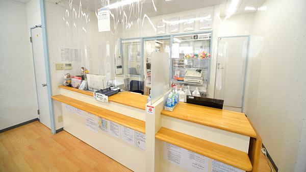 はるかぜ薬局茅ヶ崎旭が丘店の受付/カウンター