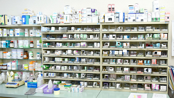 ヤマグチ薬局　渕野辺店の薬棚