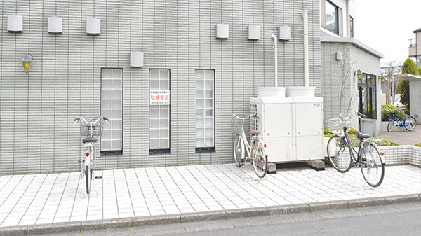 薬樹薬局　相模原の駐輪場