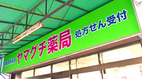 ヤマグチ薬局　矢部店の看板