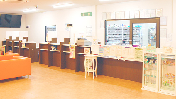 新成堂薬局　北里店の受付/カウンター